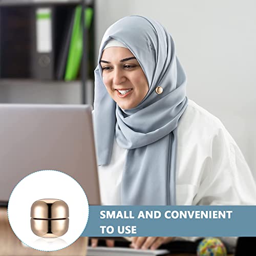 SANNIDHI 4 Pairs Hijab Pins Round Hijab Magnetic Pins for Women Girls Multi-Use Pinless Magnet Pins for Hijab Muslim Scarf Saree Pins Clothing Button Clips SANNIDHI 4 Pairs Hijab Pins Round Hijab Magnetic Pins for Women Girls Multi-Use Pinless Magnet Pins for Hijab Muslim Scarf Saree Pins Clothing Button Clips